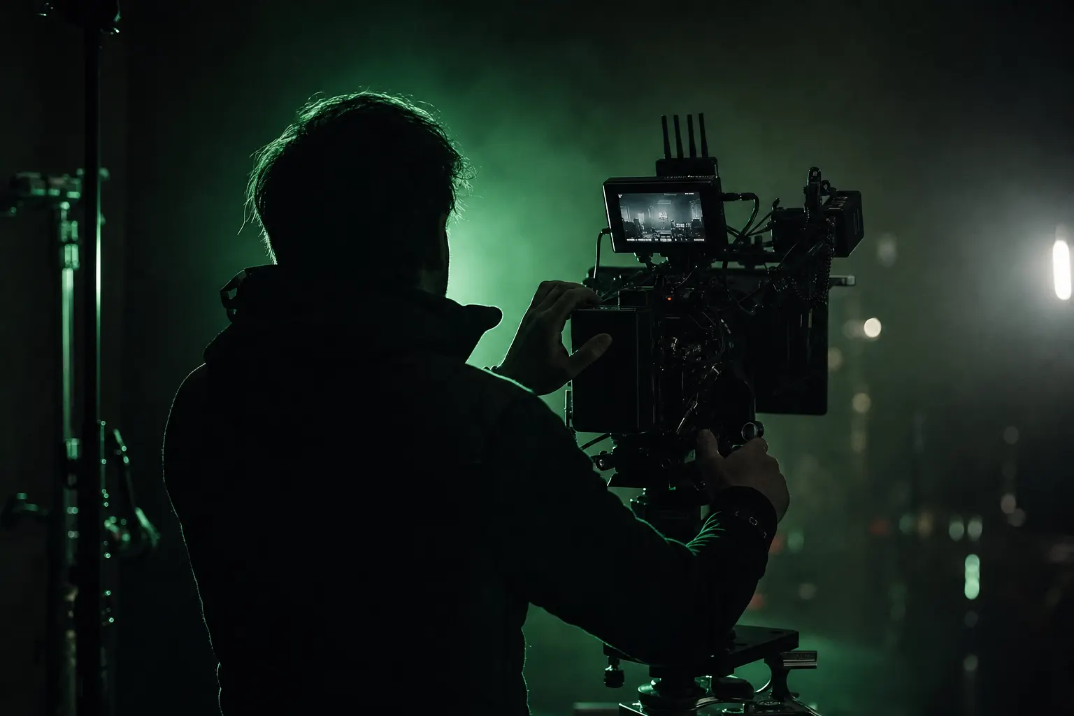 Lab 111 cinema camera operator capturing brand content.
